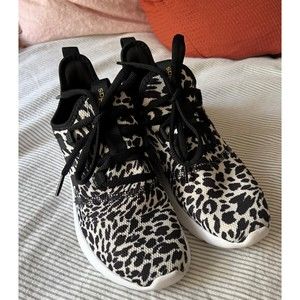 adidas Cloudfoam Pure 2.0 Women's Sneaker Size 6.5 (EU 37.5) Leopard Print